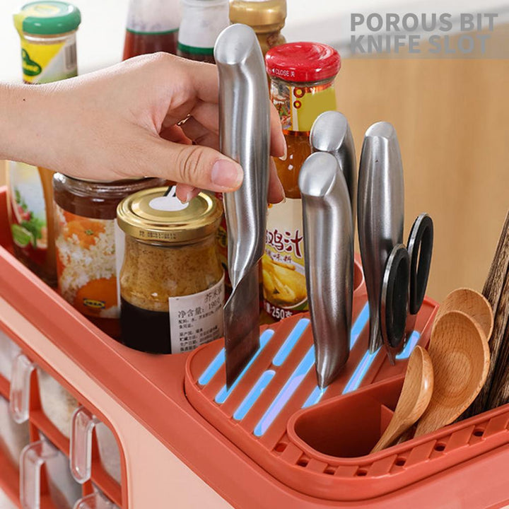 Viskana Multifunctional Kitchen Seasoning Holder Storage Organizer