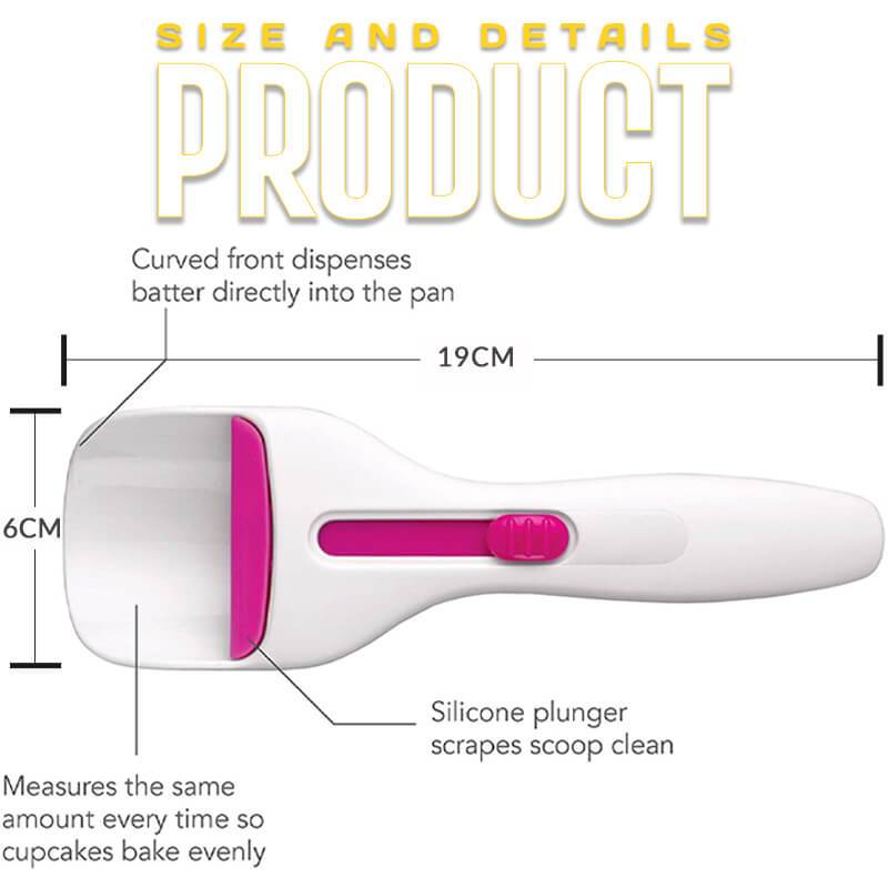 Viskana Non-Stick Cupcake Decoration Scoop