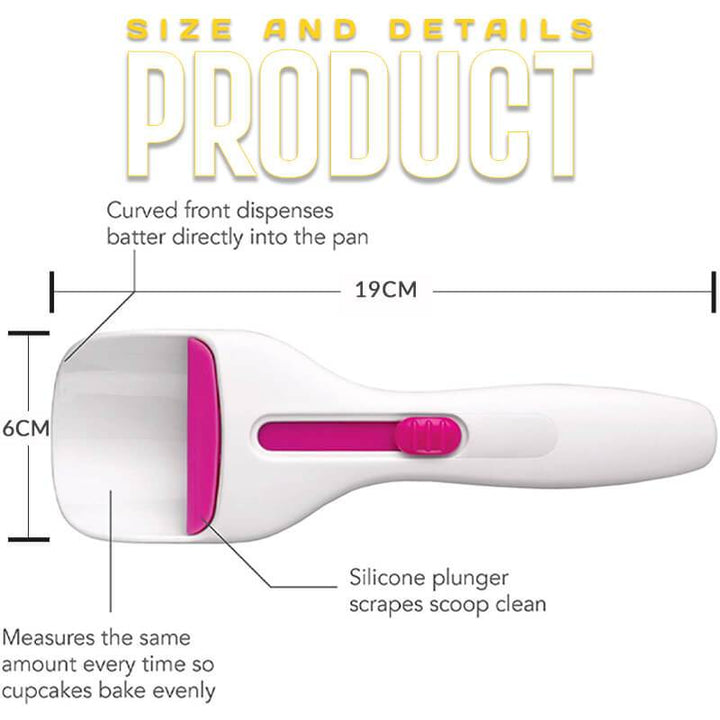 Viskana Non-Stick Cupcake Decoration Scoop