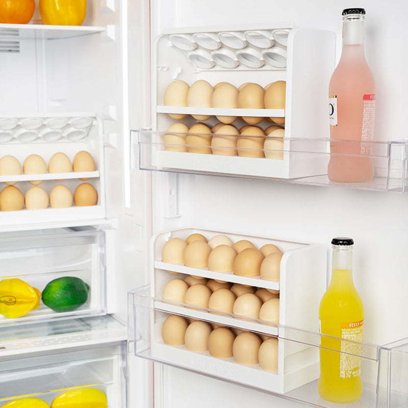Viskana Multi-Layer Practical Egg Fridge Organizer Box