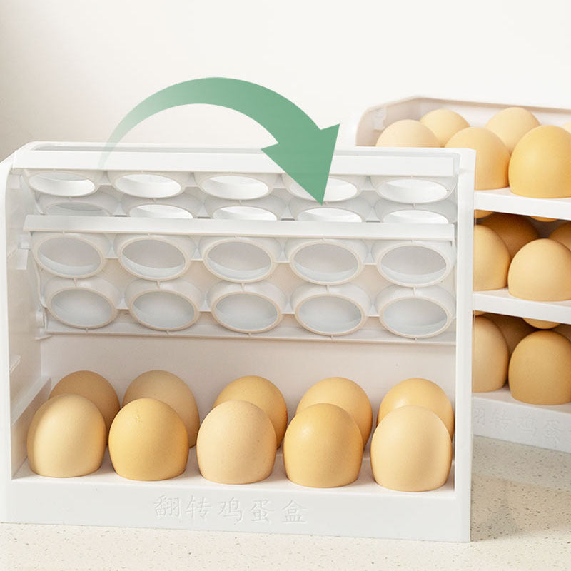 Viskana Multi-Layer Practical Egg Fridge Organizer Box