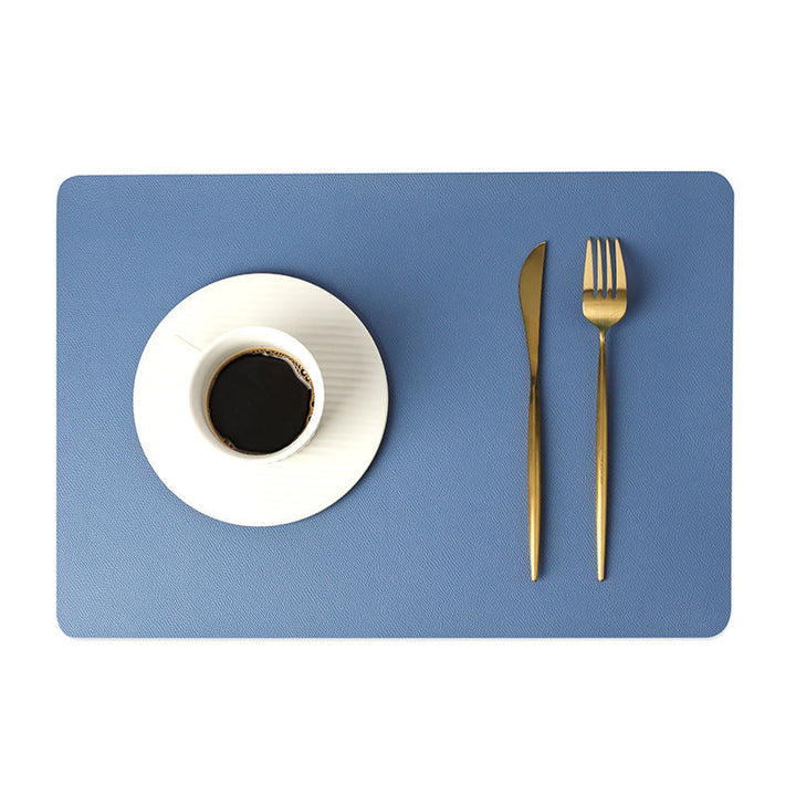Viskana Modern rectangular waterproof PU leather placemats