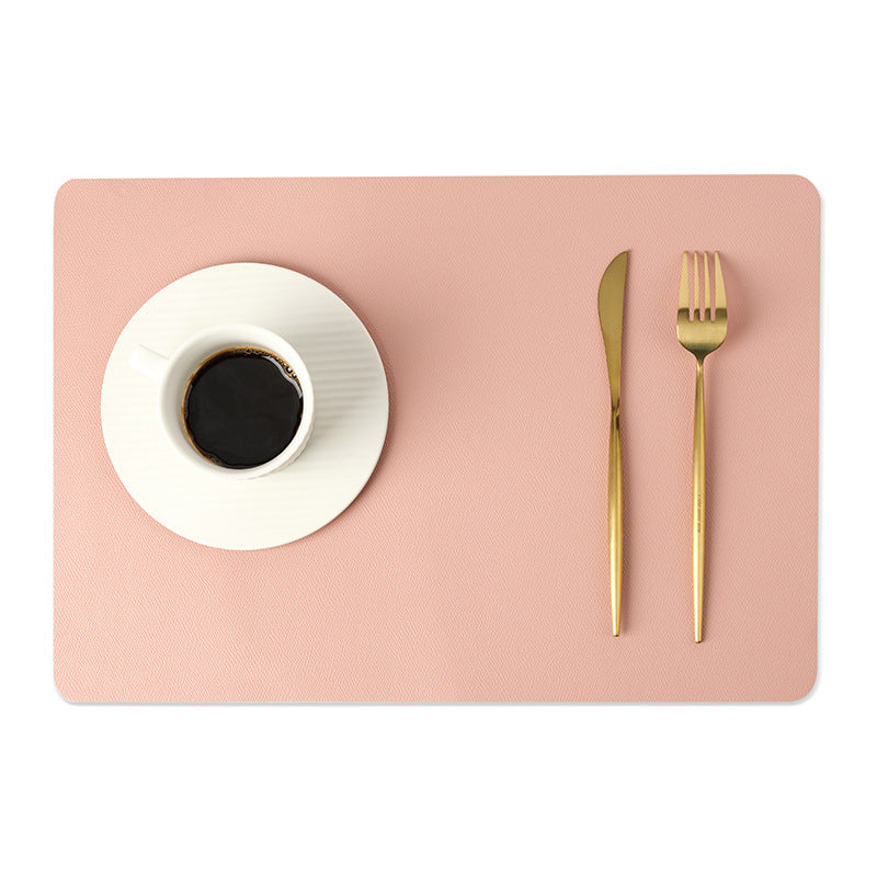 Viskana Modern rectangular waterproof PU leather placemats