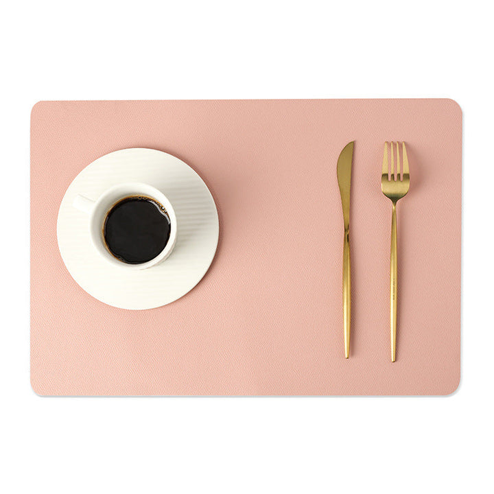 Viskana Modern rectangular waterproof PU leather placemats