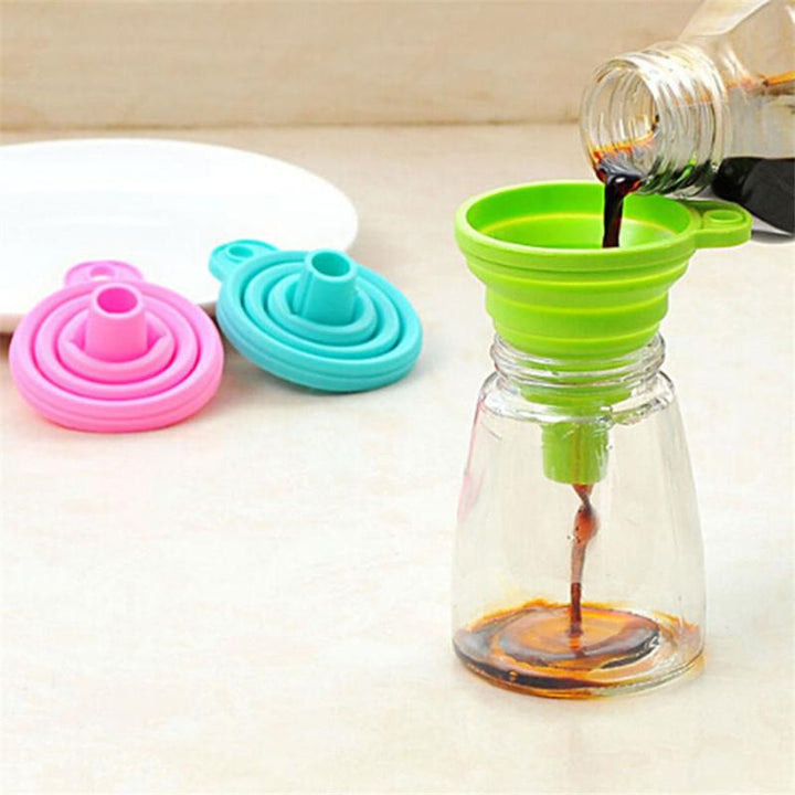 Collapsible/Foldable Silicone Funnel | Viskana
