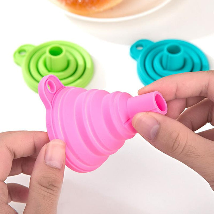 Collapsible/Foldable Silicone Funnel | Viskana