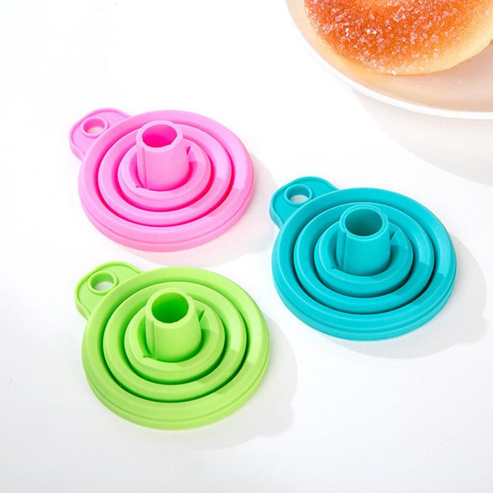Collapsible/Foldable Silicone Funnel | Viskana