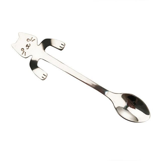 Viskana Cute Mini Cat Coffee Tea Spoon