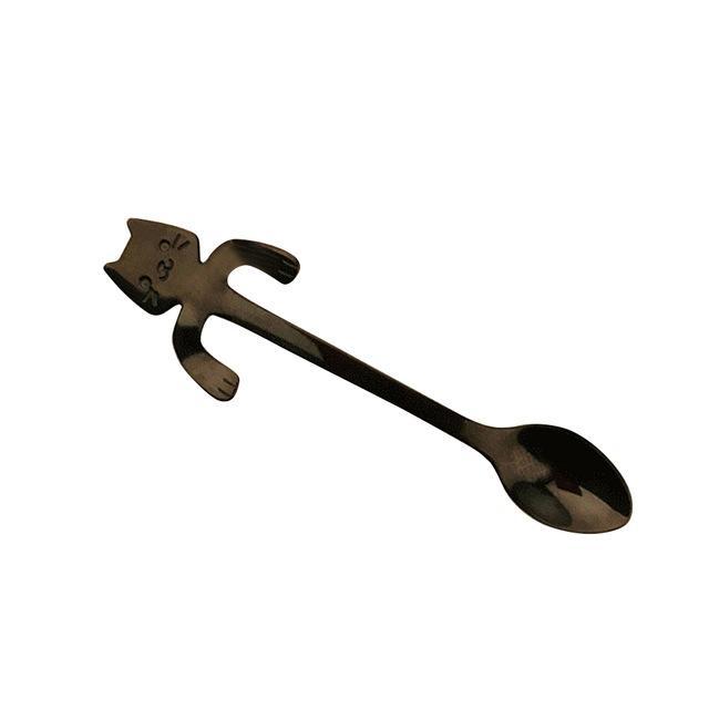 Viskana Cute Mini Cat Coffee Tea Spoon