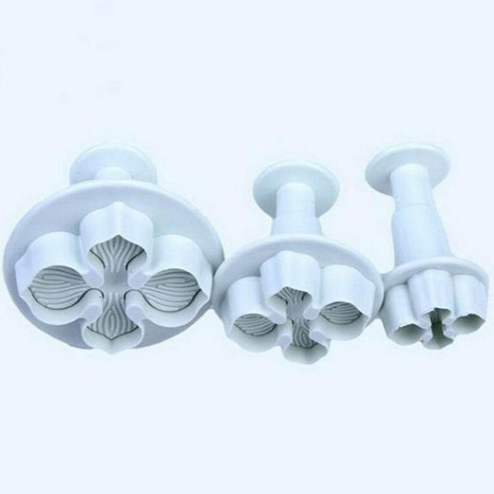 3 Piece Set - Flower Shape Pastry Decorating Tools Viskana