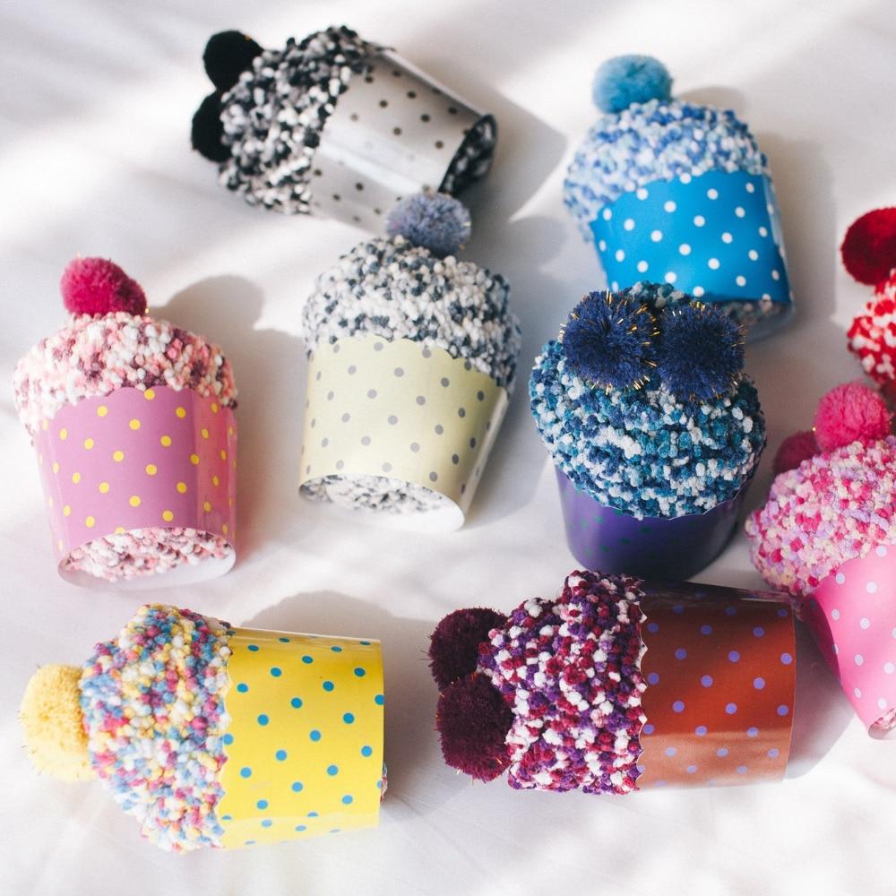 PomPom - Speckled Cupcake Socks Viskana
