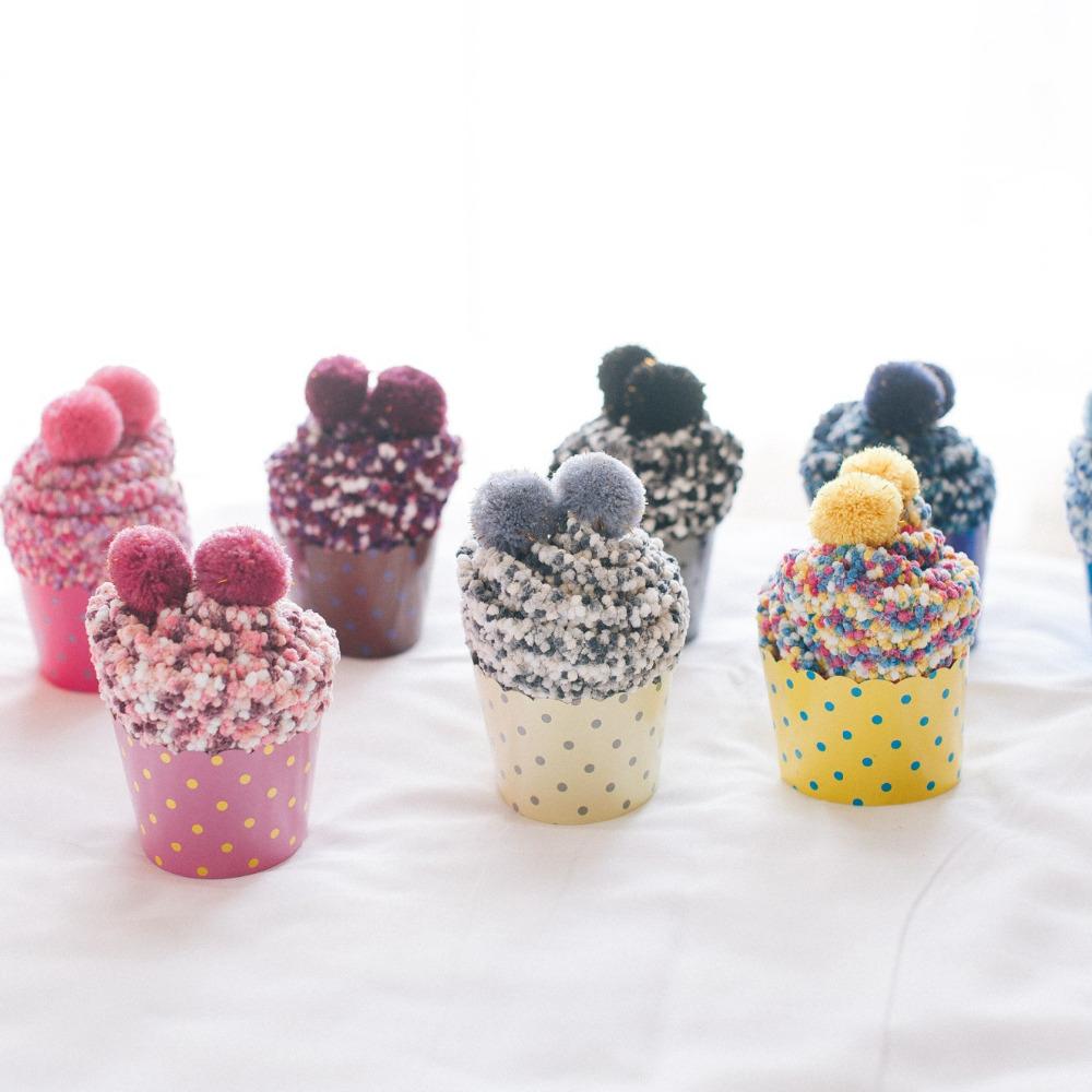 PomPom - Speckled Cupcake Socks Viskana