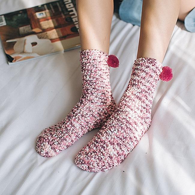 PomPom - Speckled Cupcake Socks Viskana