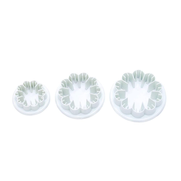 3 Piece Set - Flower Shape Pastry Decorating Tools Viskana