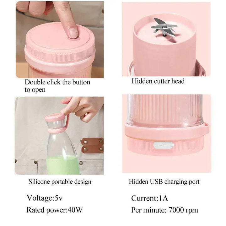 Fresh Juicer USB Rechargeable Portable Blender