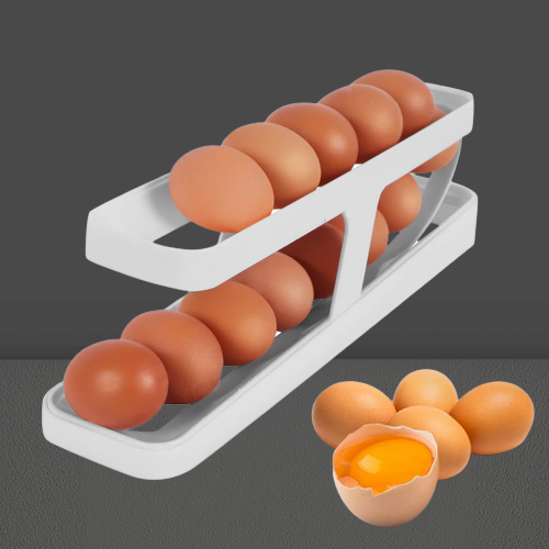 Viskana Automatic Egg Rolling Holder Organizer Rack