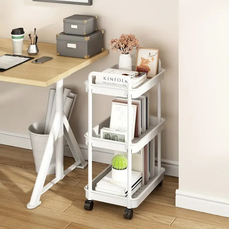 Viskana 3-Tier Multifunctional Rolling Cart with Wheels