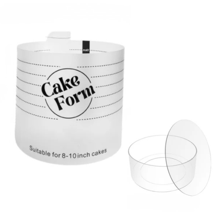 Round Adjustable Cake Ring Mold Acrylic Circle Baking Cake Ring Viskana