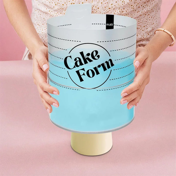 Round Adjustable Cake Ring Mold Acrylic Circle Baking Cake Ring Viskana