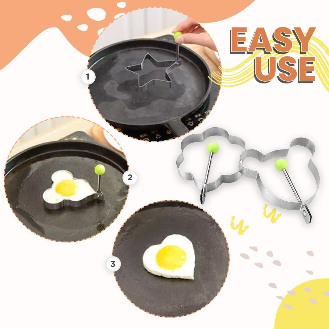 Viskana Set Stainless Steel Egg Shaper