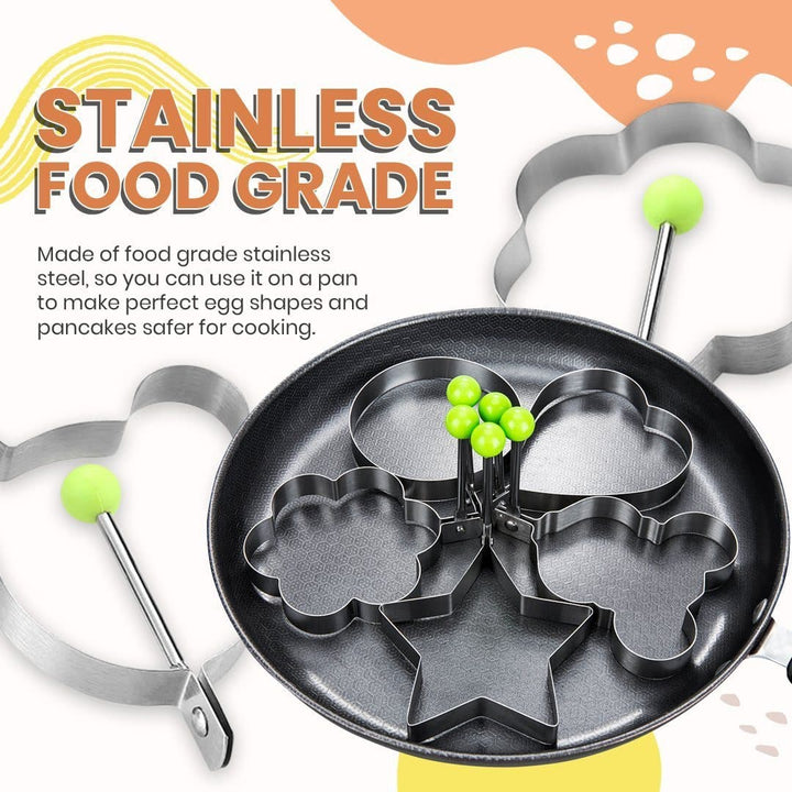 Viskana Set Stainless Steel Egg Shaper