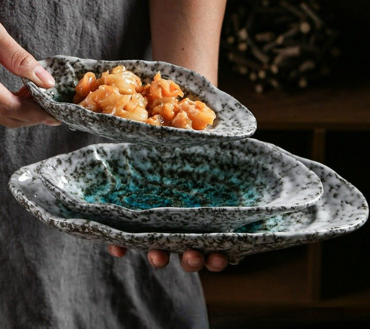 Viskana Shellora – Elegant Shell-Shaped Ceramic Tableware for Stylish Dining