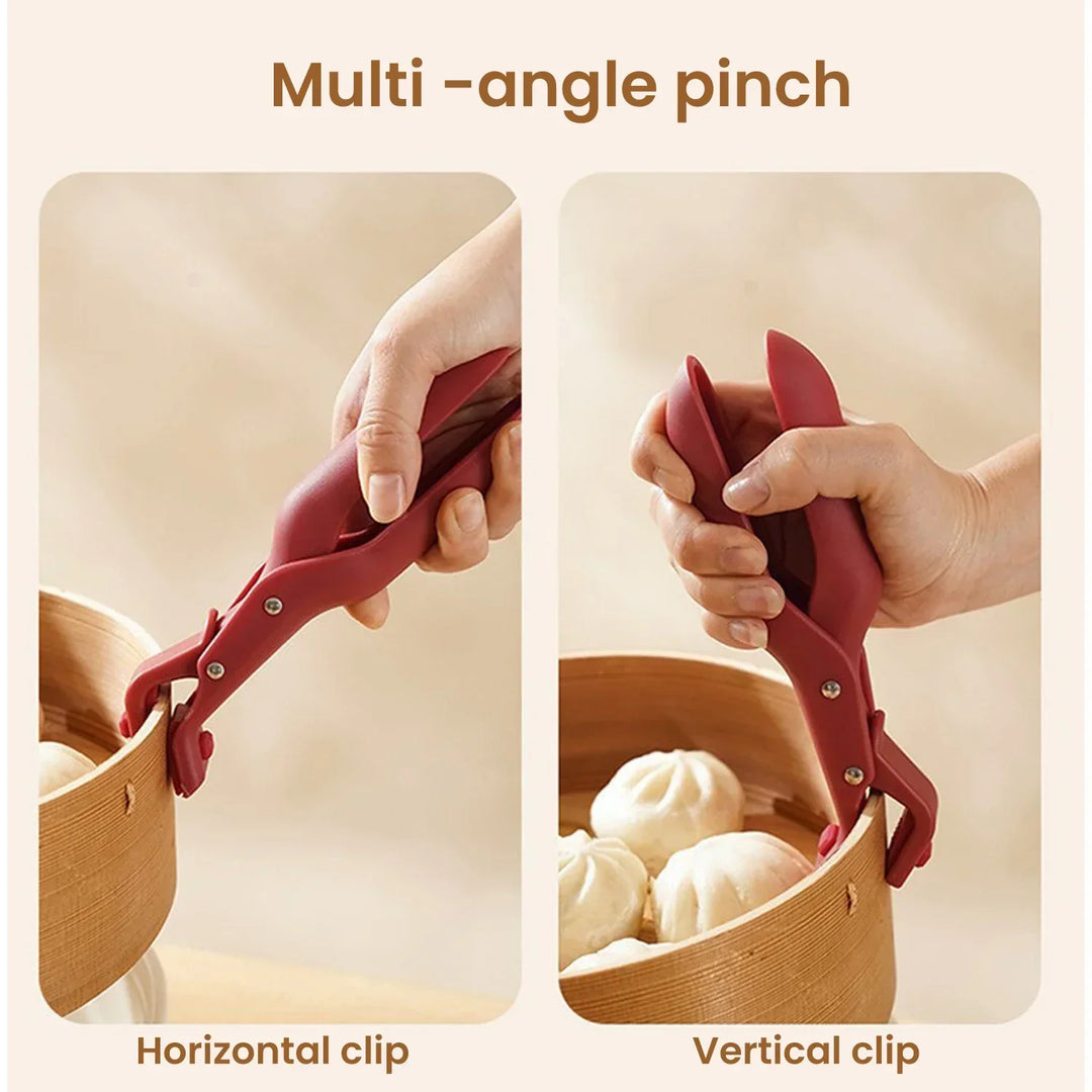 Silicone Anti-Scald Clip Heat Resistant Plate Bowl Lifter Pot Holder Viskana