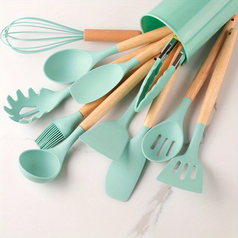 Viskana Premium Silicone Kitchen Utensils Set Durable and Heat Resistant