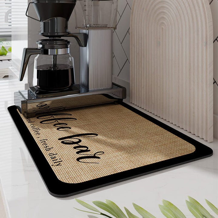 Kitchen Super Absorbent Draining Mat, Quick Dry Dish Coffee Mat Viskana