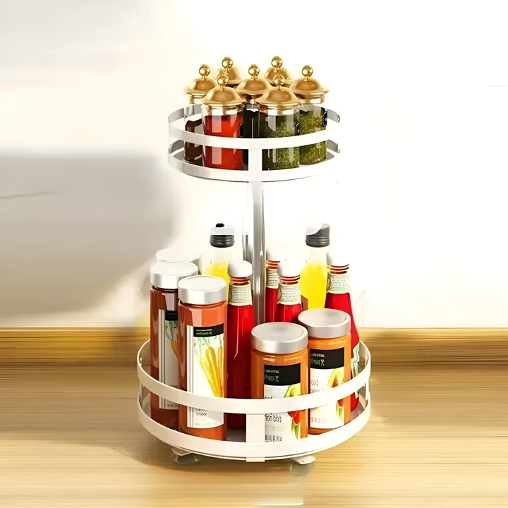 Viskana 360° Rotating Ingot Rack for Kitchen Cabinets