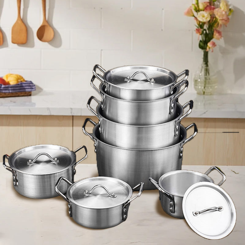 Viskana Aluminum Cookware Stockpot 7-Piece Set