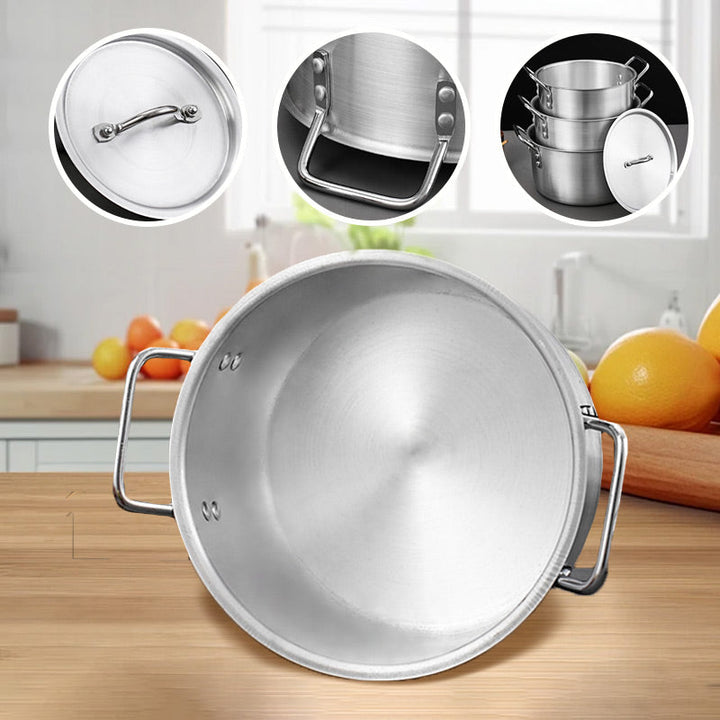 Viskana Aluminum Cookware Stockpot 7-Piece Set