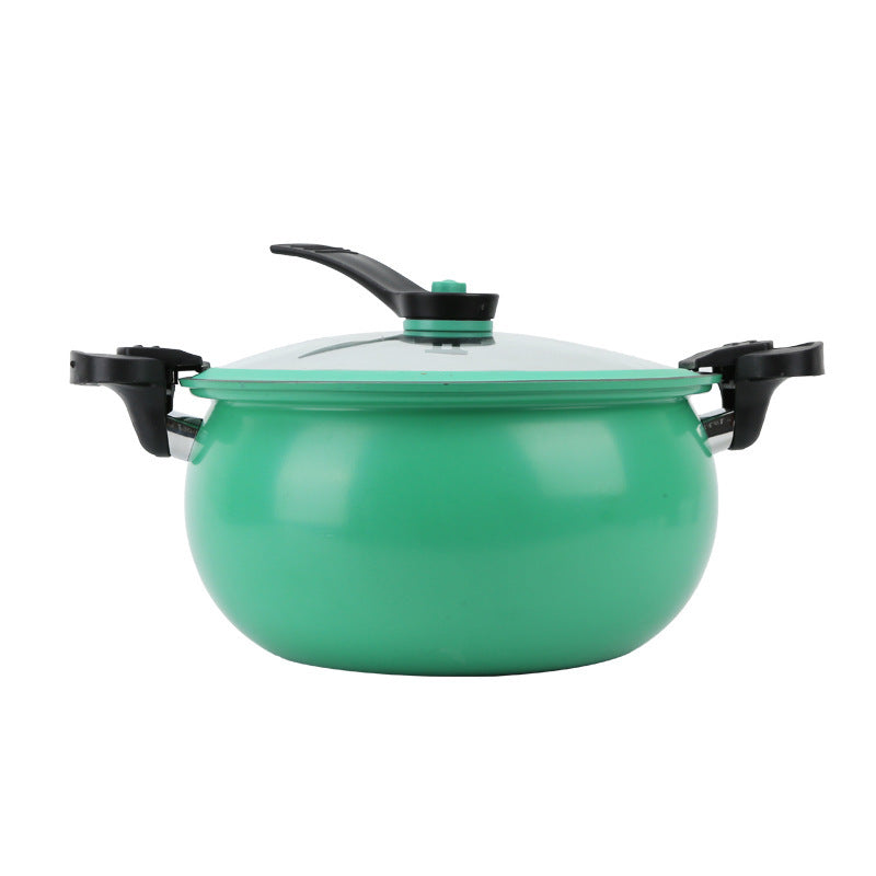 McRib Stone Micro Cooking Pot with Non-Stick Coating | Viskana