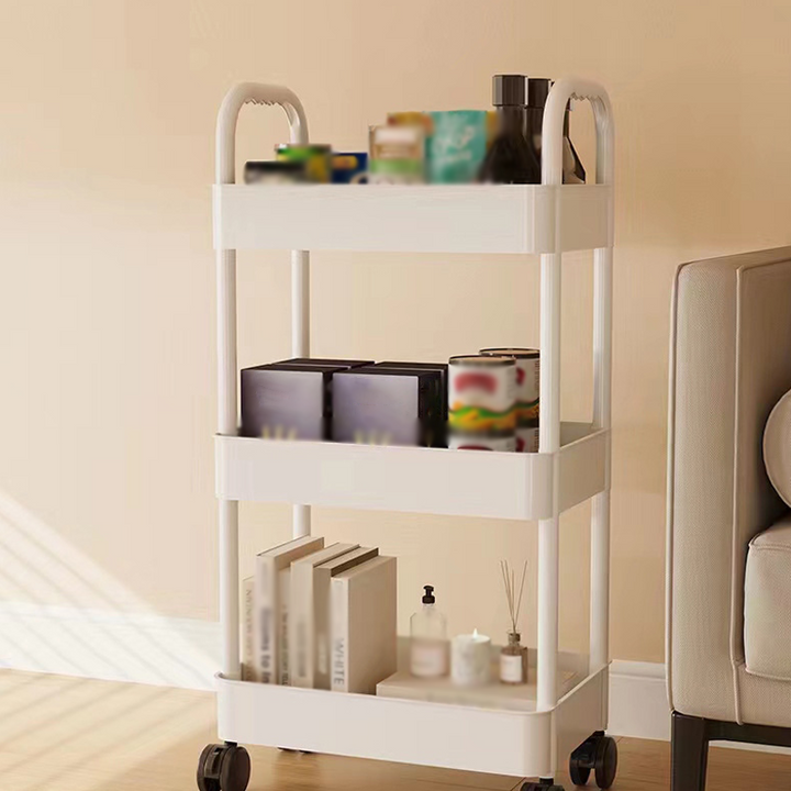 Mobile Kitchen Shelf Organizer with Wheels Viskana