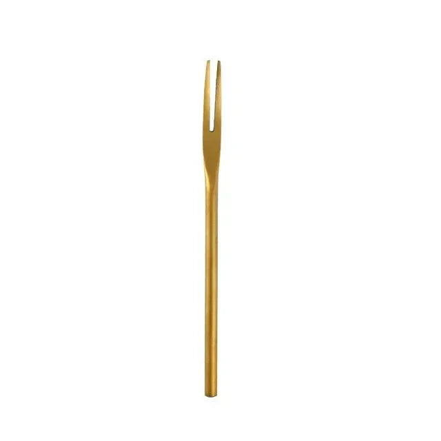 Stainless Steel Fruit Fork For Dessert Cake Snack Forks Tableware Viskana