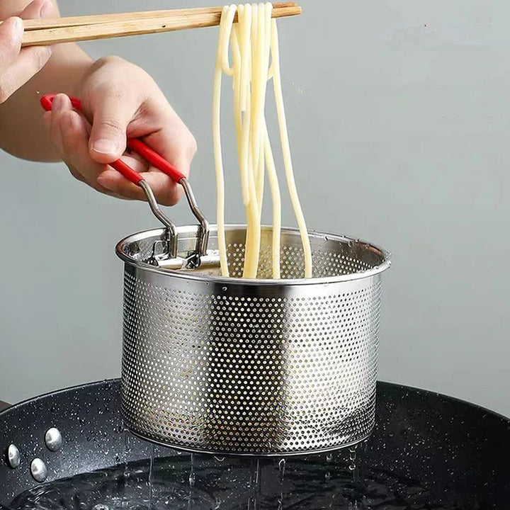 Stainless Steel Fryer Basket Mesh Kitchen Fry Basket Strainer Colander Viskana
