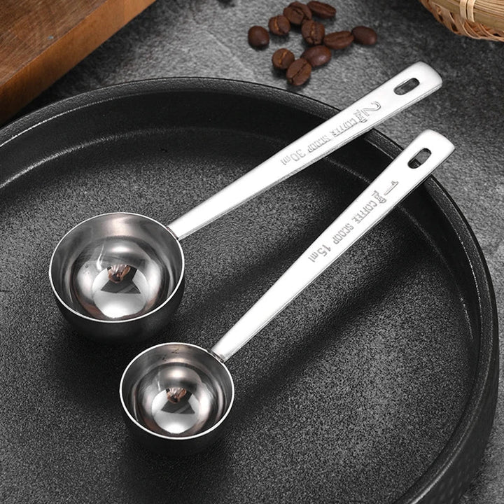 Stainless Steel Scoop Measuring Milk Coffee Bean Long Handle Spoon Viskana