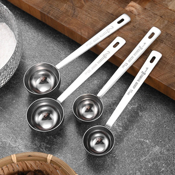 Stainless Steel Scoop Measuring Milk Coffee Bean Long Handle Spoon Viskana