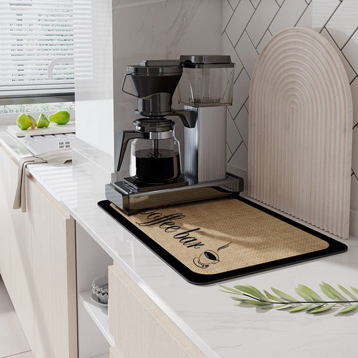 Super Absorbent Draining Mat Kitchen Bathroom Faucet Absorbent Mat Viskana