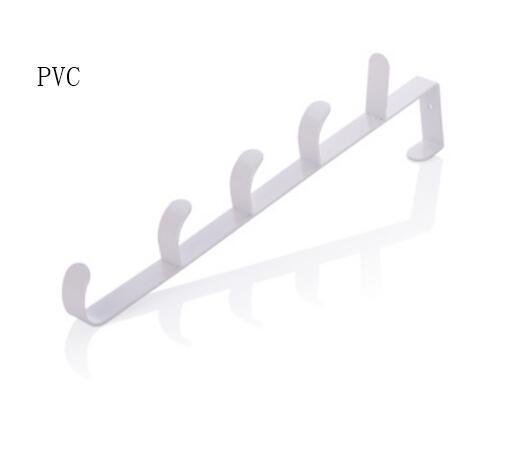 Viskana Home seamless kitchen storage rack nail free hanging wrought iron wardrobe hook kitchen organizer ZP01261501