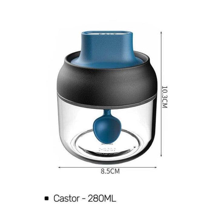 Viskana Salt and Pepper Seasoning Organizer Spice Jars