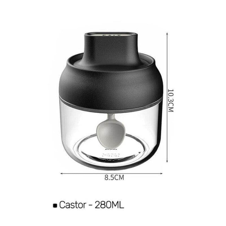 Viskana Salt and Pepper Seasoning Organizer Spice Jars